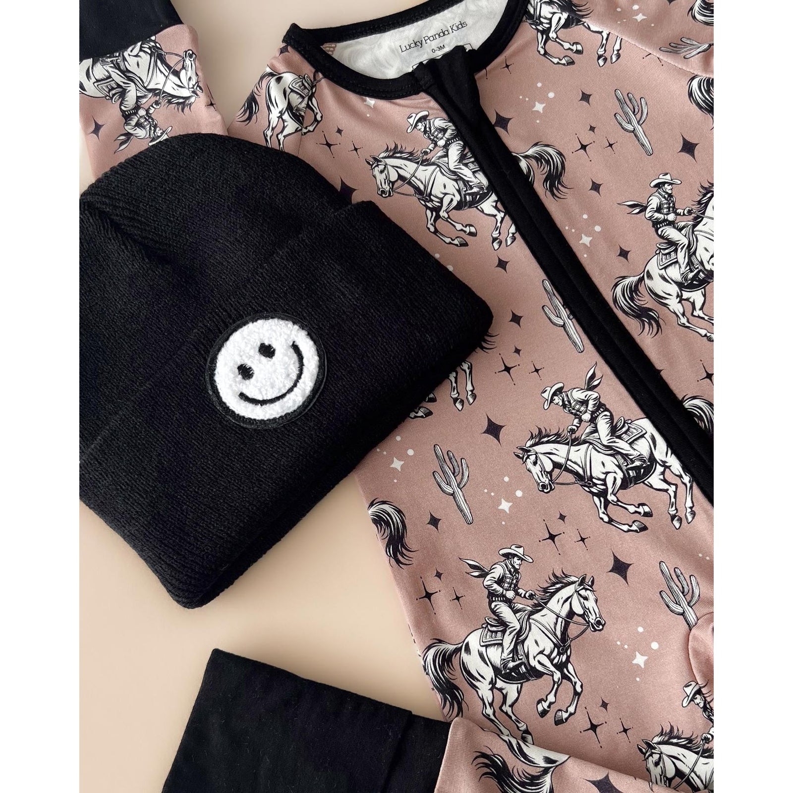 Bamboo Zip Romper | Desert Cowboy