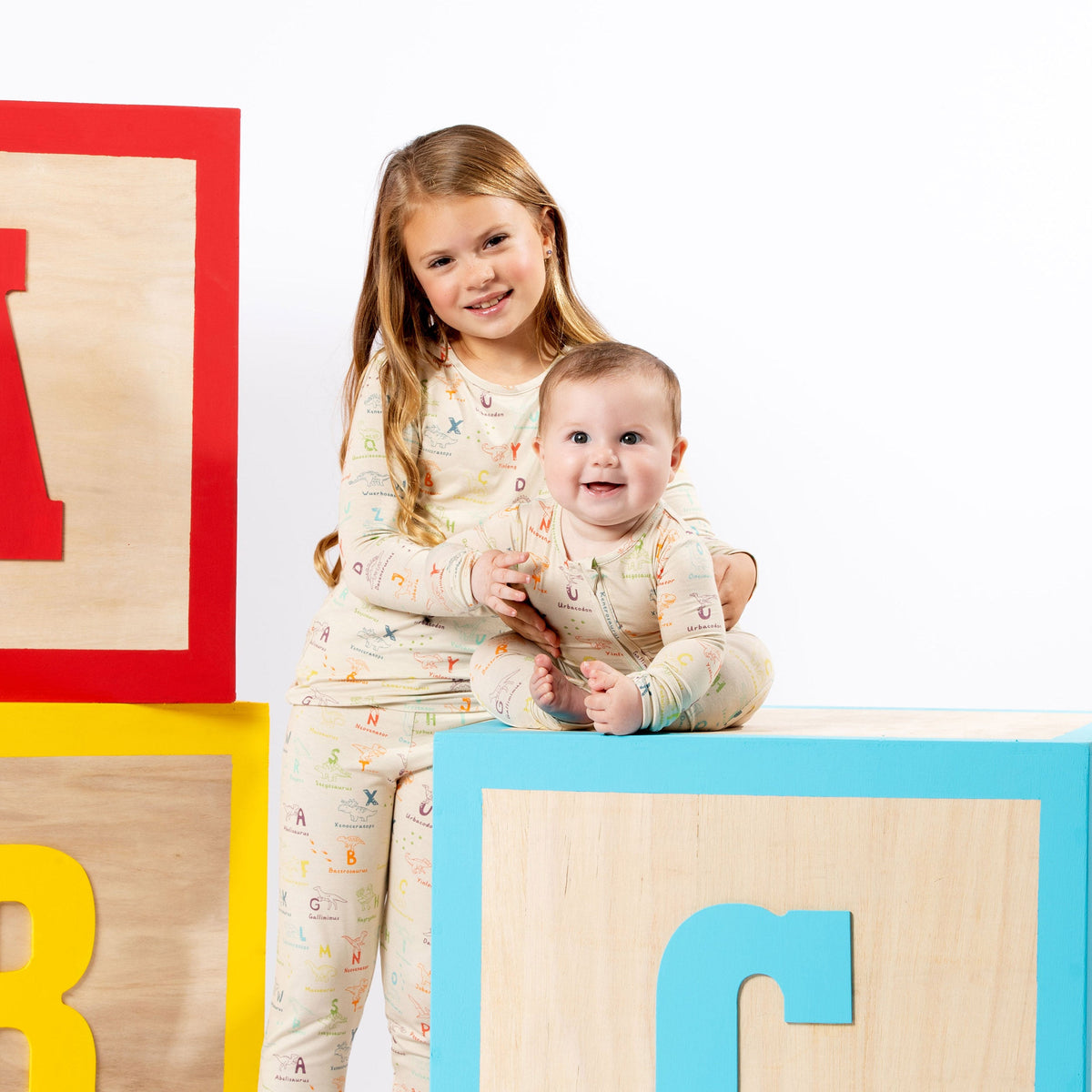 Dino ABC Bamboo Convertible Footie