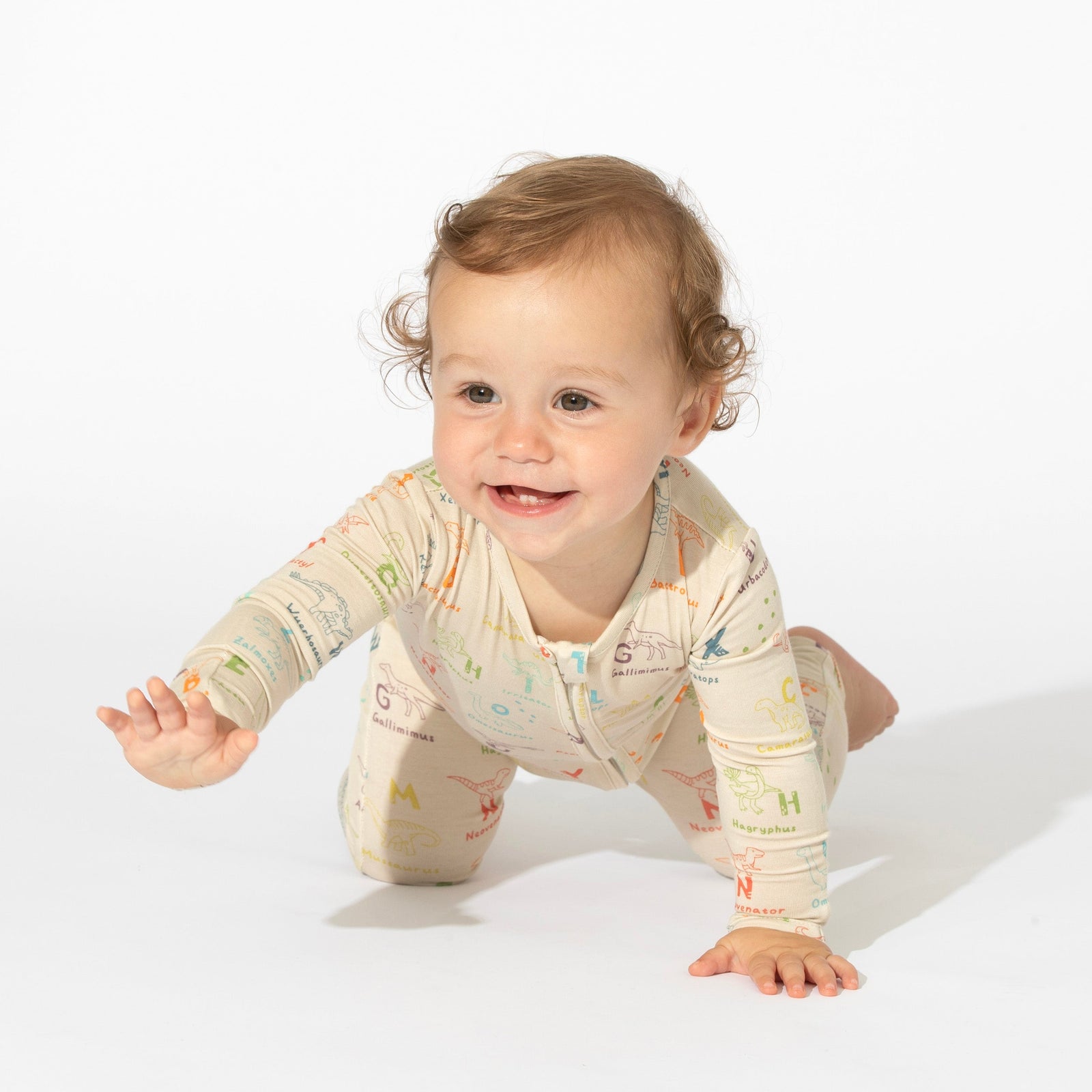 Dino ABC Bamboo Convertible Footie