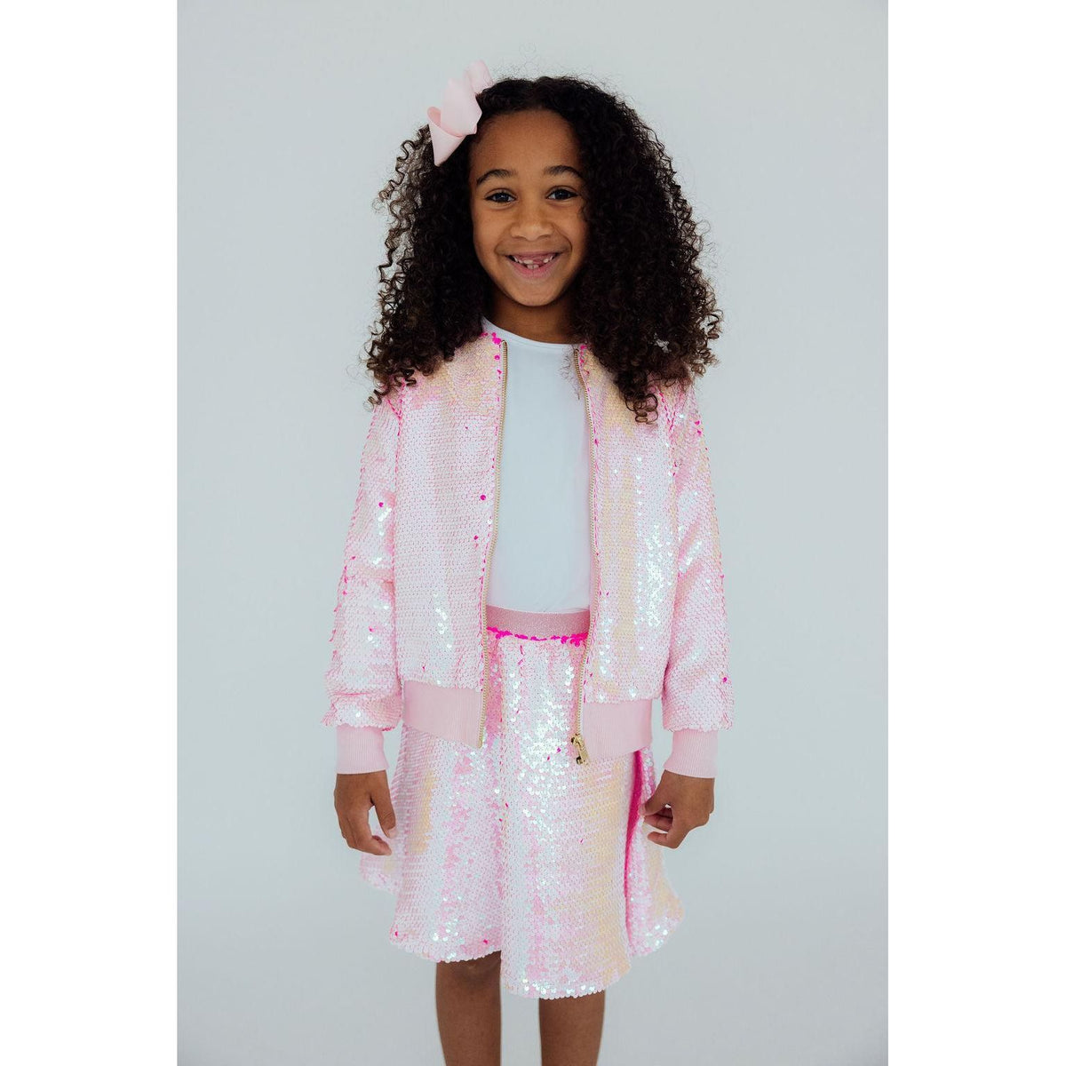 Diva Pink Flip Sequin Jacket