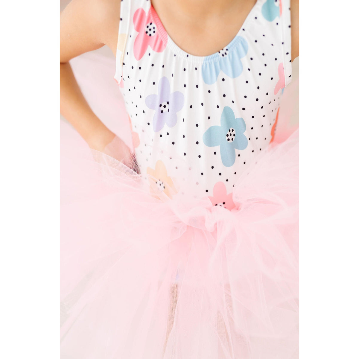 Dots & Daisies Tank Tutu Leotard