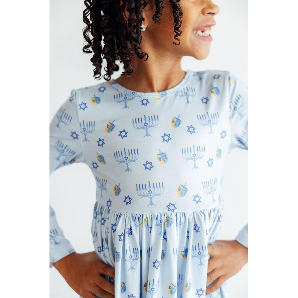 Dreidel Darling L/S Pocket Twirl Dress