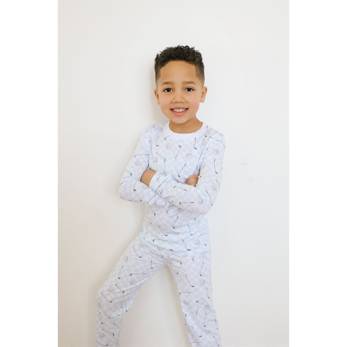 long sleeve pajama set | golf