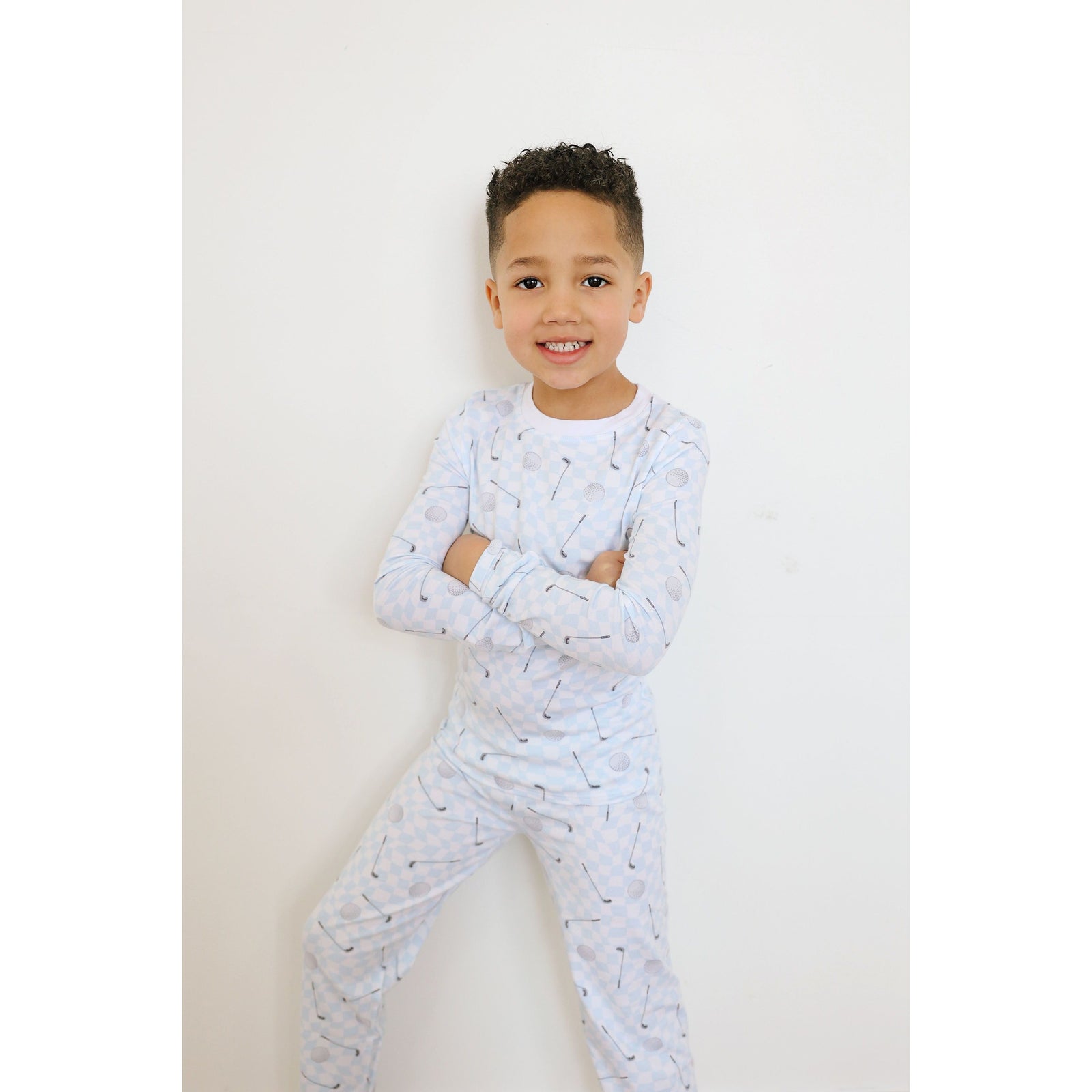long sleeve pajama set | golf