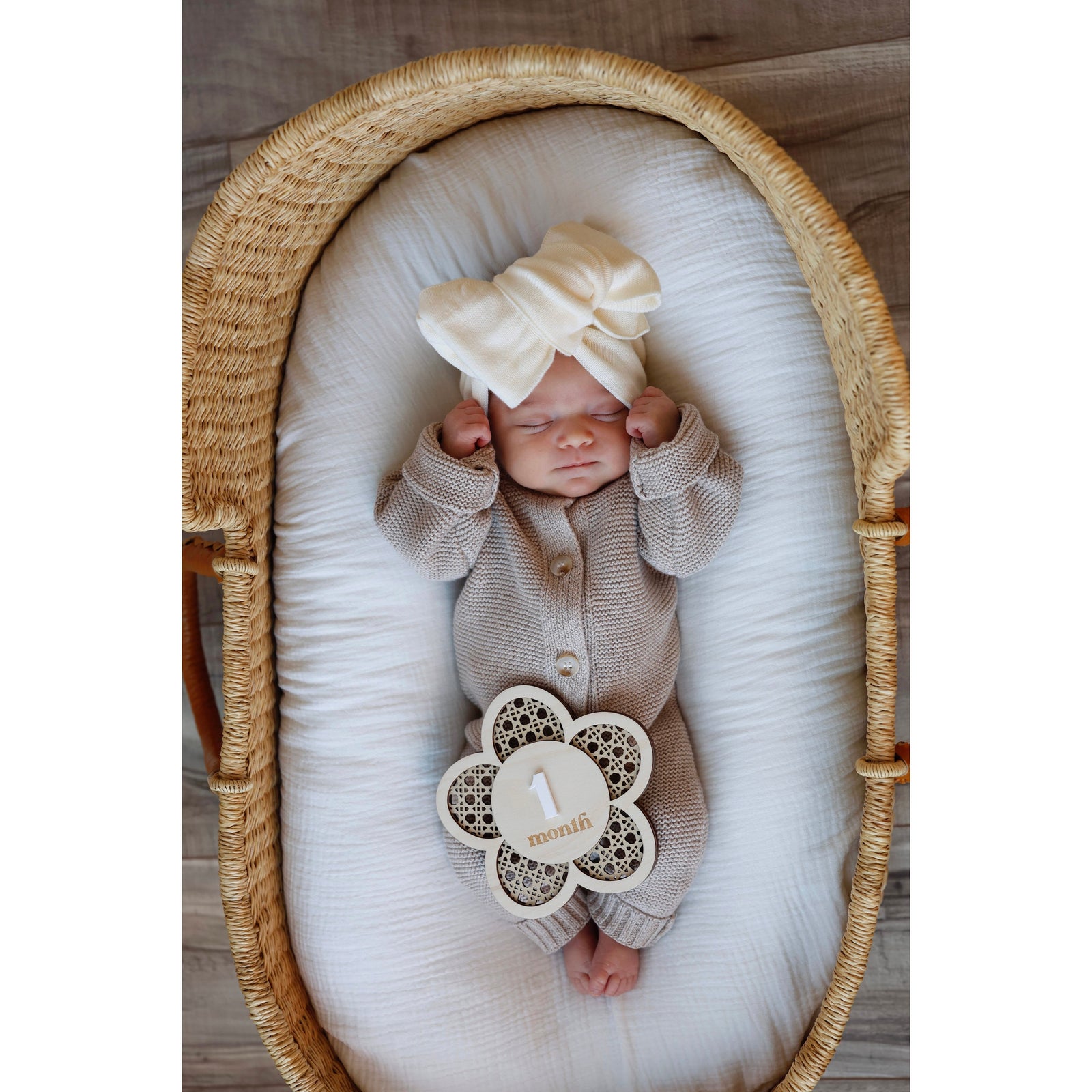 Classic Bow Headband - Cream