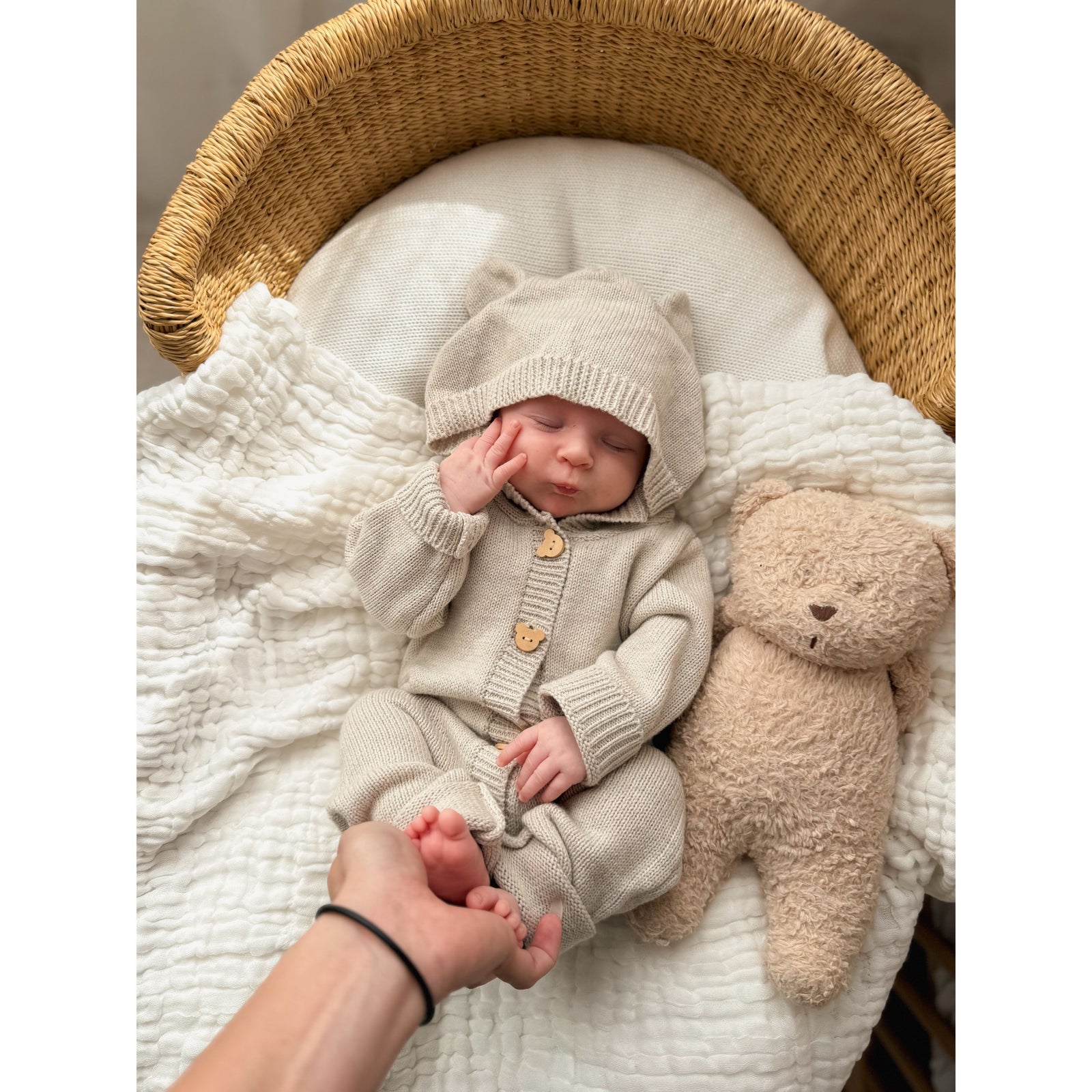 Bear Cub Jumpsuit - Natural