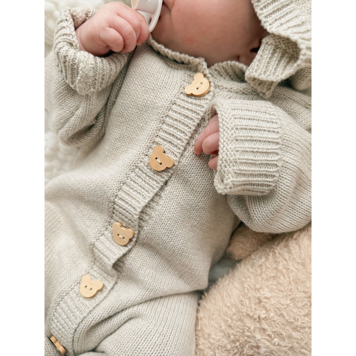 Bear Cub Jumpsuit - Natural