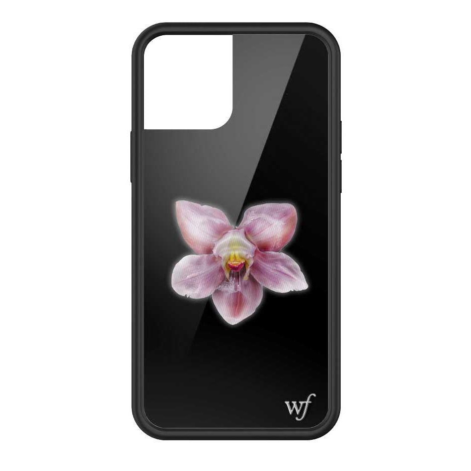 Orchid | Black iPhone Case