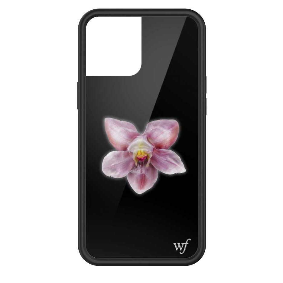Orchid | Black iPhone Case