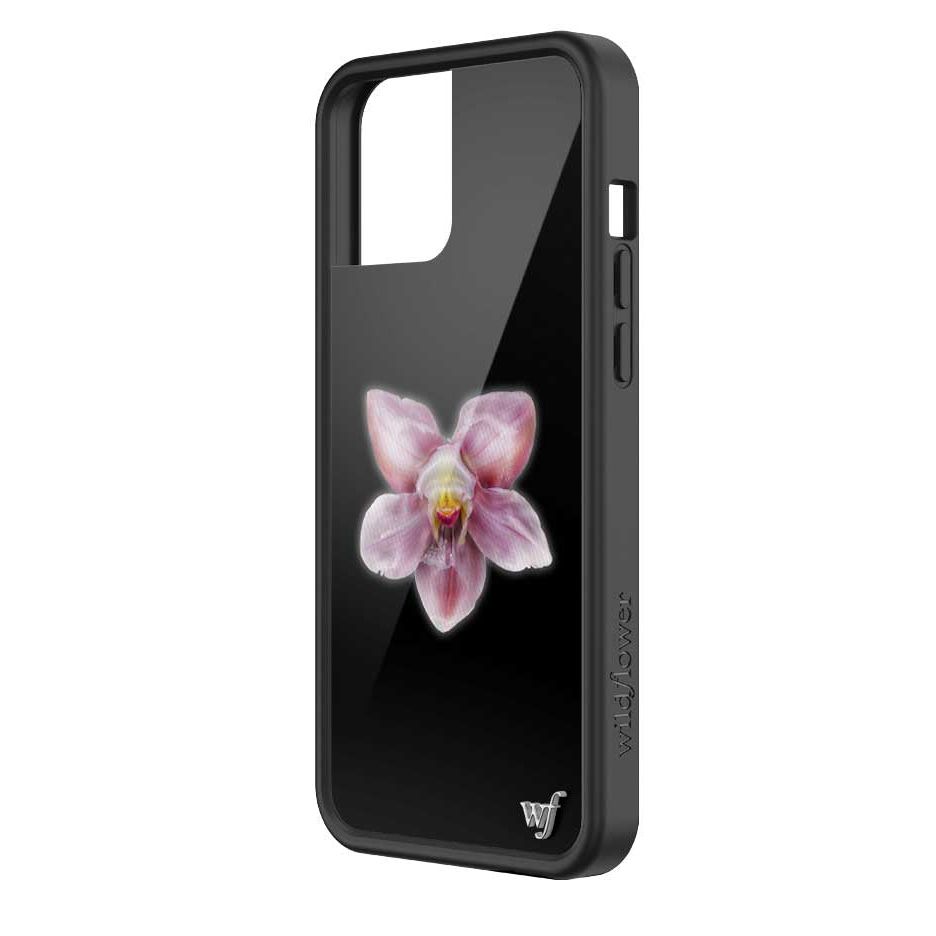 Orchid | Black iPhone Case
