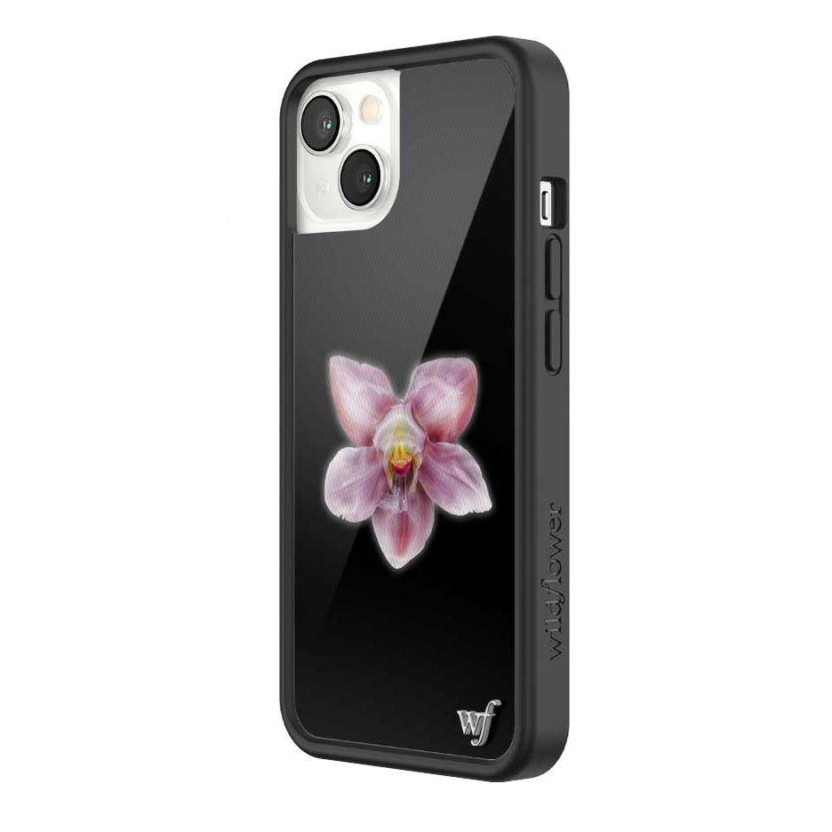 Orchid | Black iPhone Case