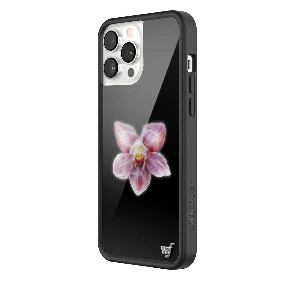 Orchid | Black iPhone Case