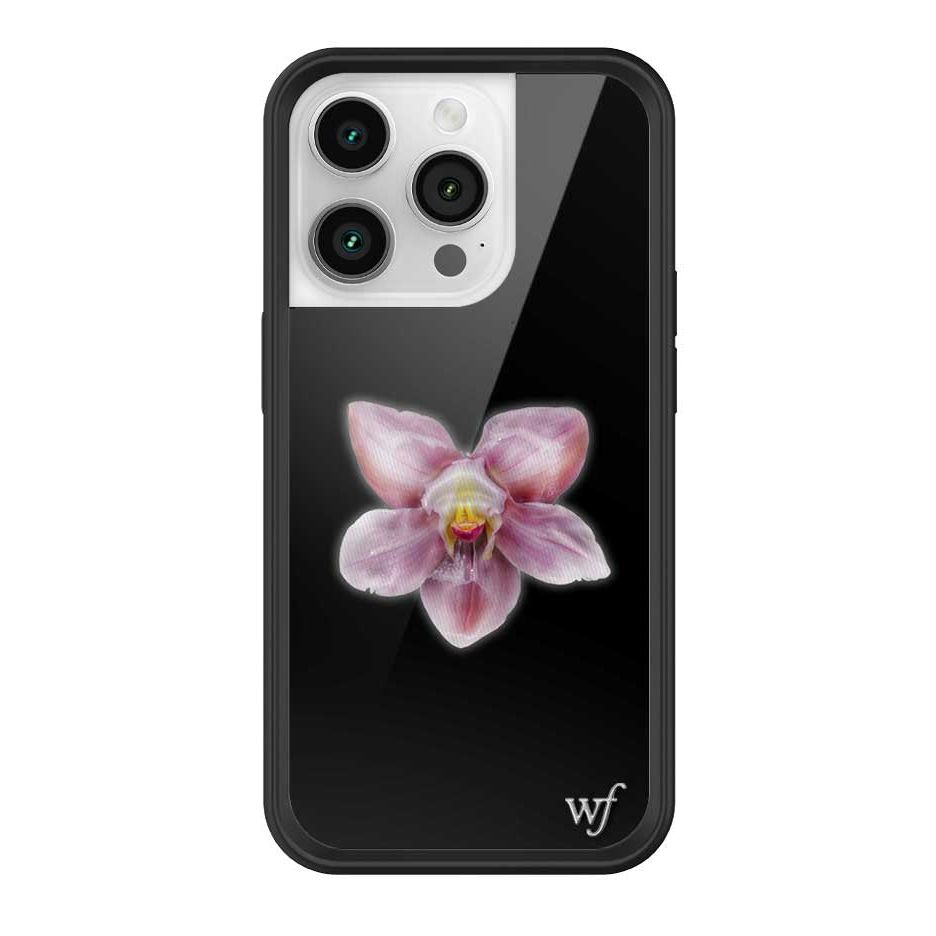 Orchid | Black iPhone Case