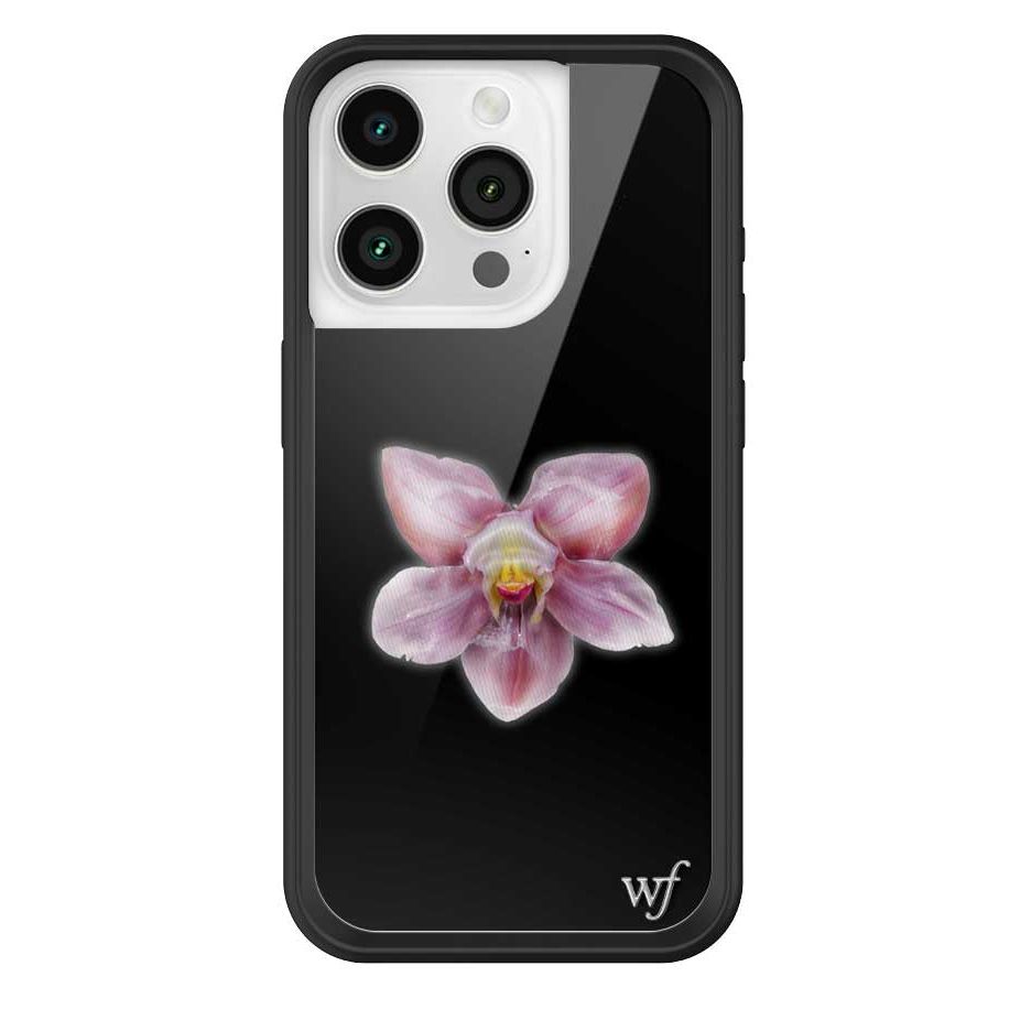 Orchid | Black iPhone Case