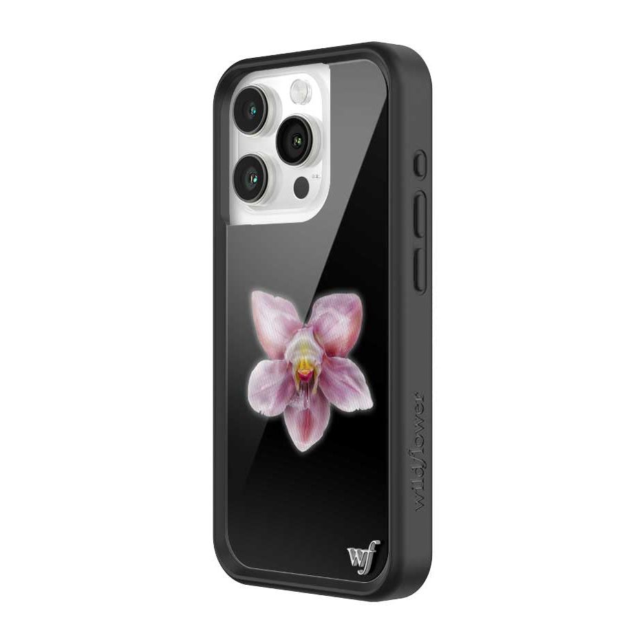 Orchid | Black iPhone Case