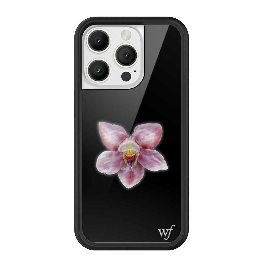 Orchid | Black iPhone Case