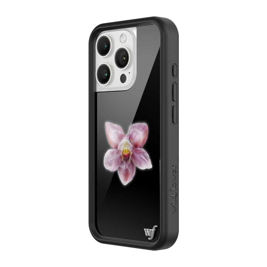 Orchid | Black iPhone Case