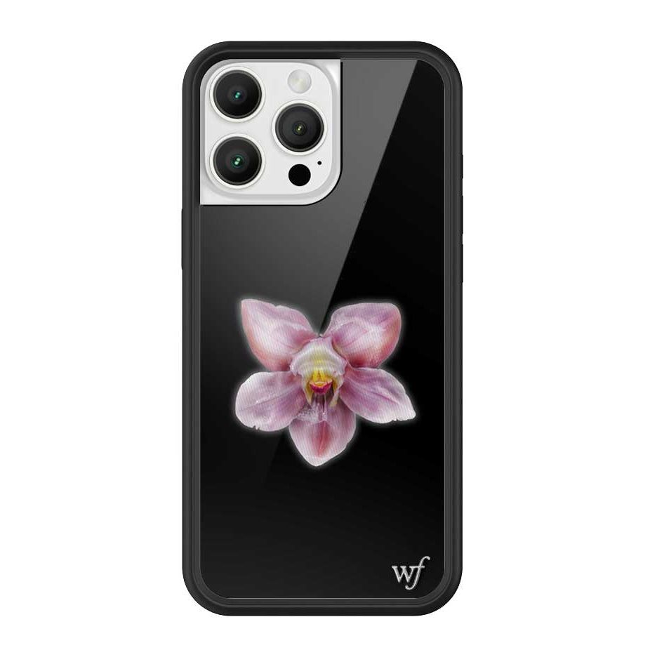 Orchid | Black iPhone Case