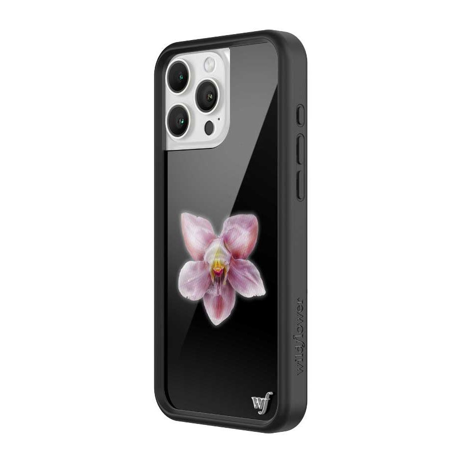 Orchid | Black iPhone Case