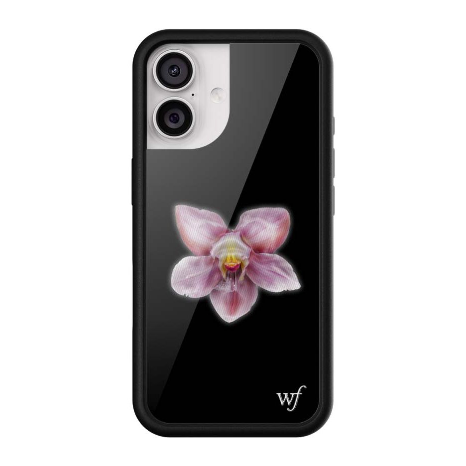 Orchid | Black iPhone Case