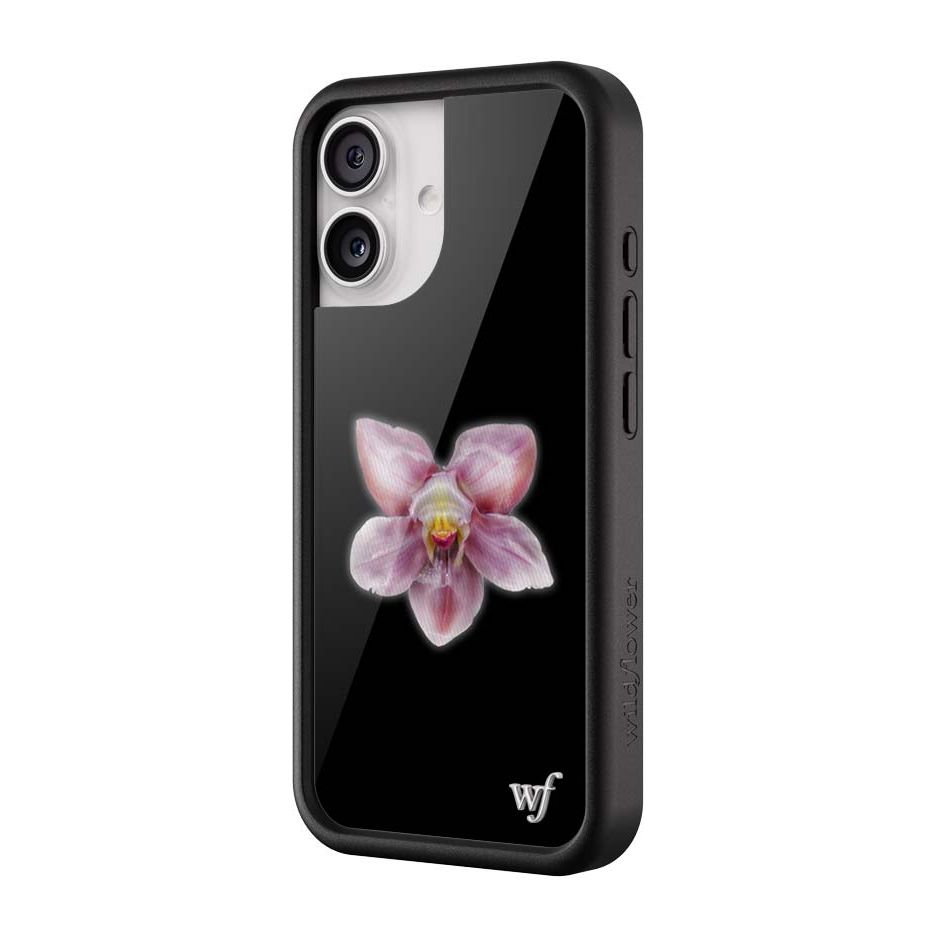 Orchid | Black iPhone Case