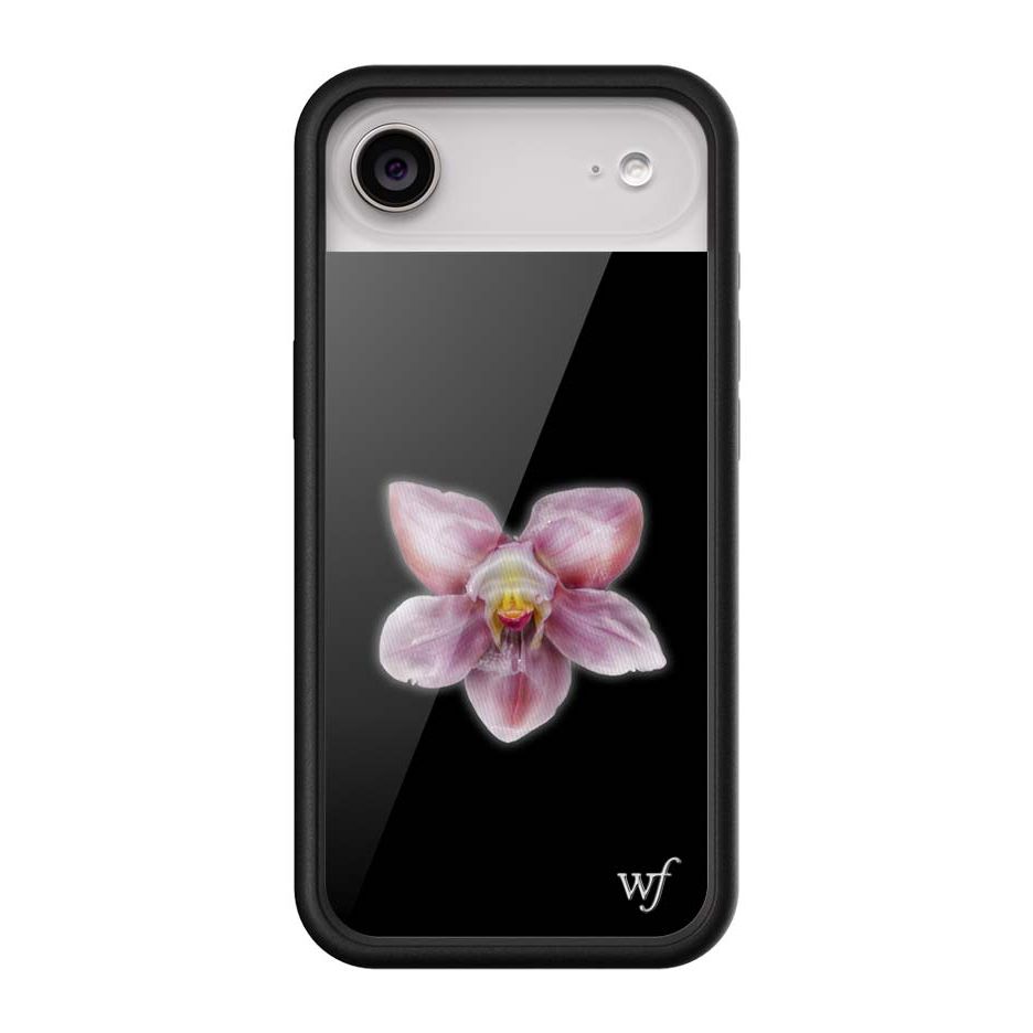 Orchid | Black iPhone Case
