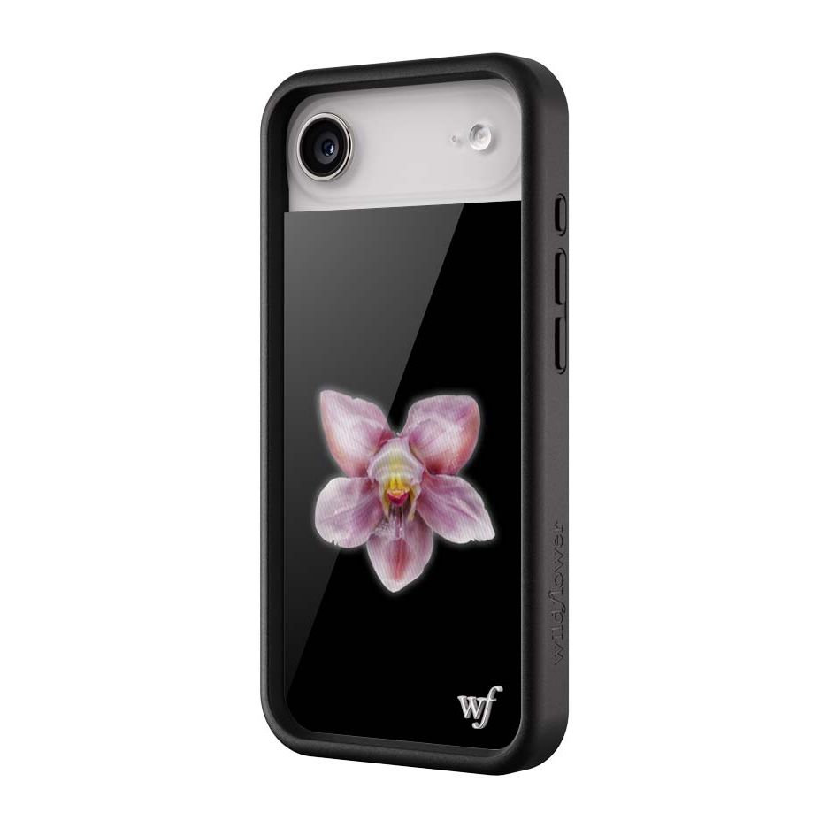 Orchid | Black iPhone Case