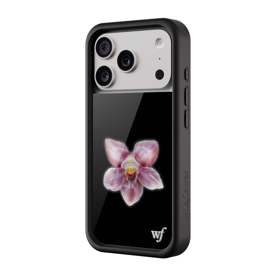 Orchid | Black iPhone Case