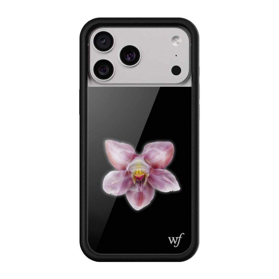Orchid | Black iPhone Case