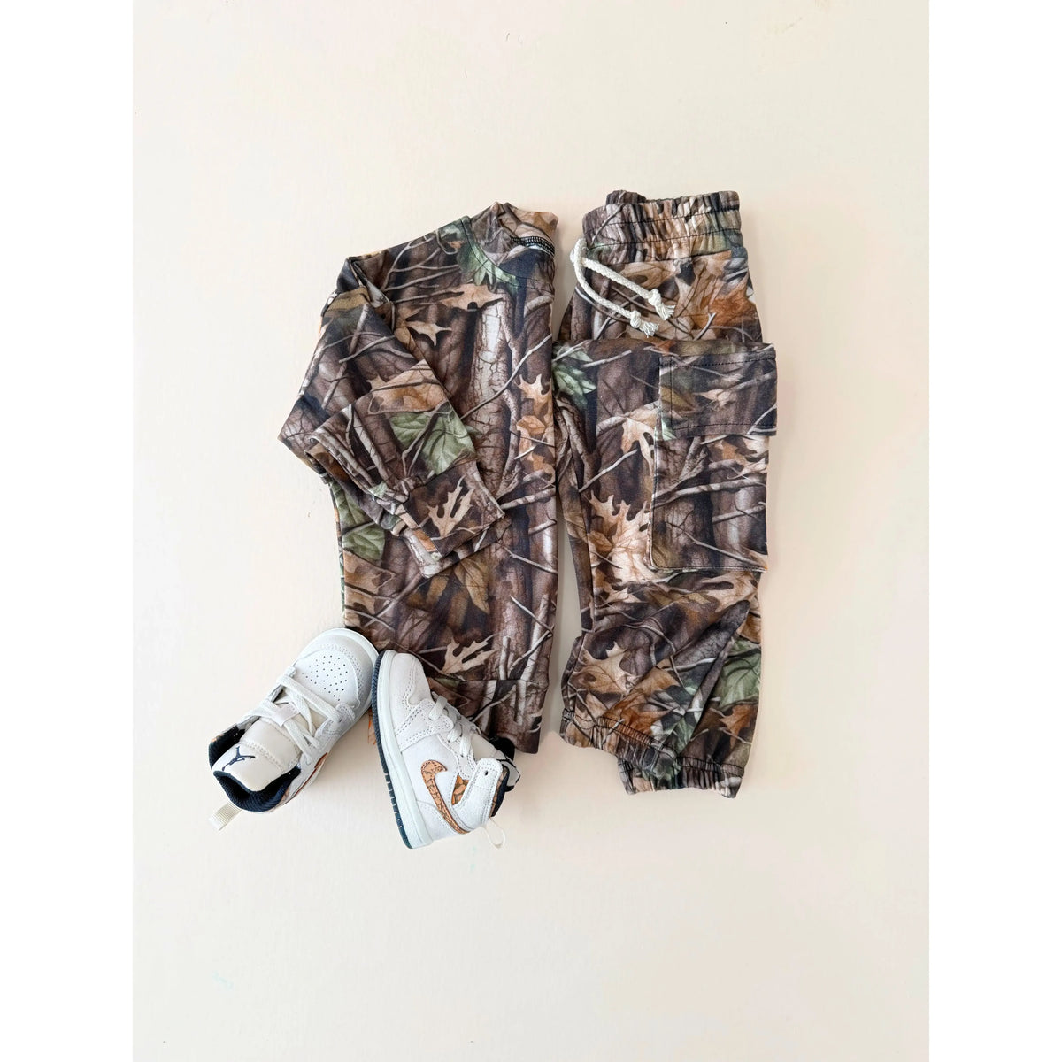 Cargo Jogger Set | Brown Camo
