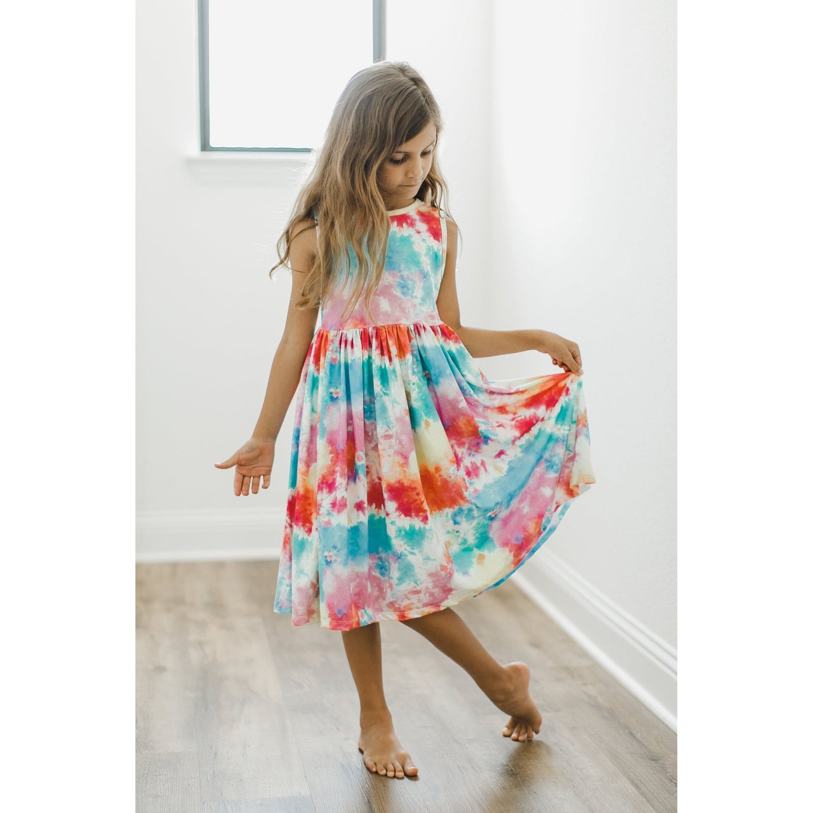 Far Out Tank Twirl Dress