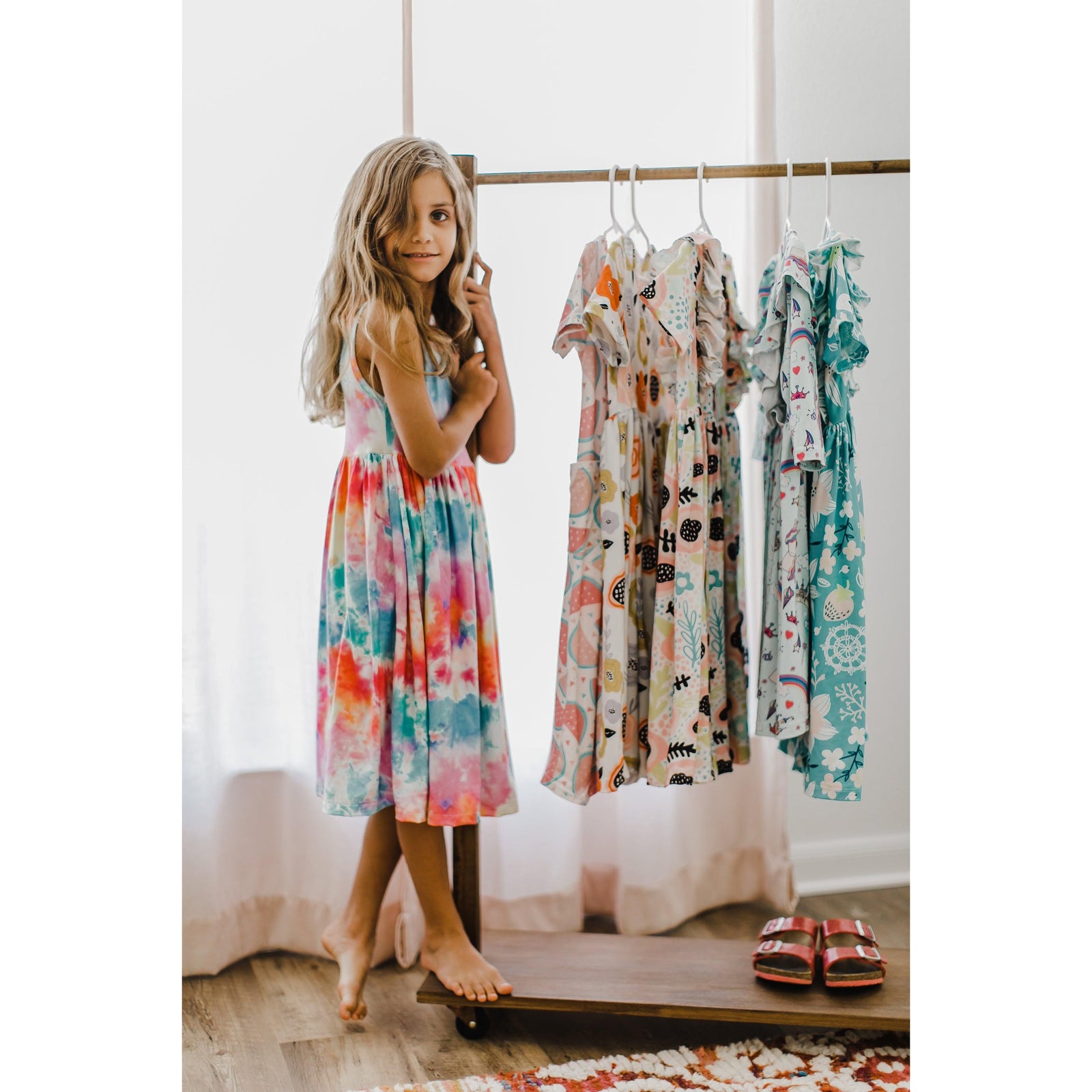 Far Out Tank Twirl Dress