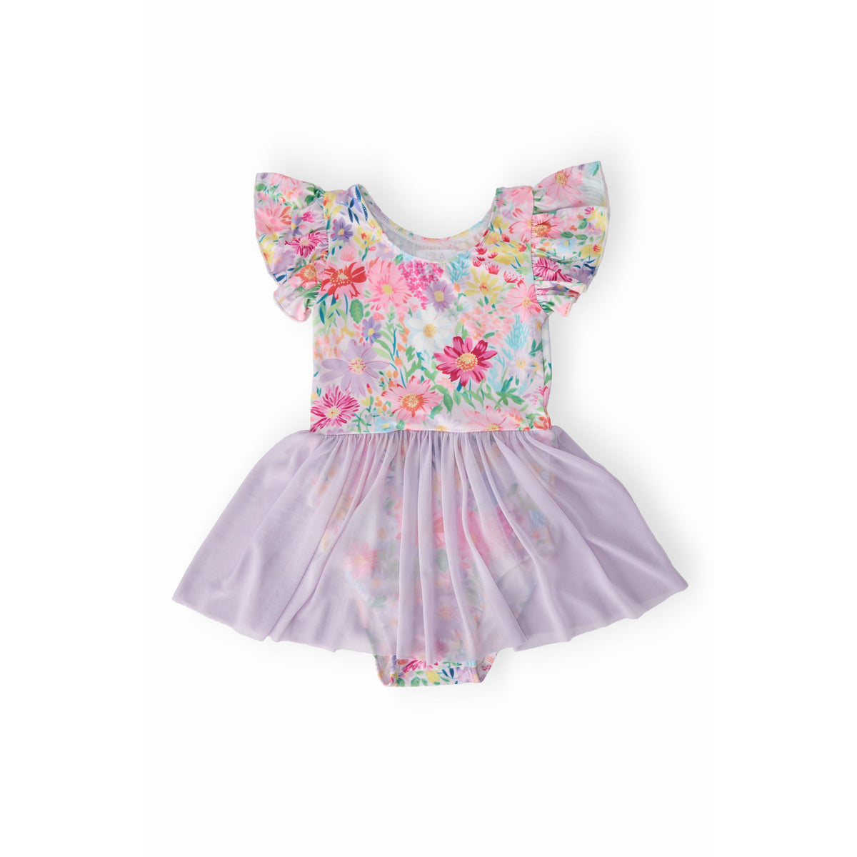 Field of Flowers S/S Twirl Leotard