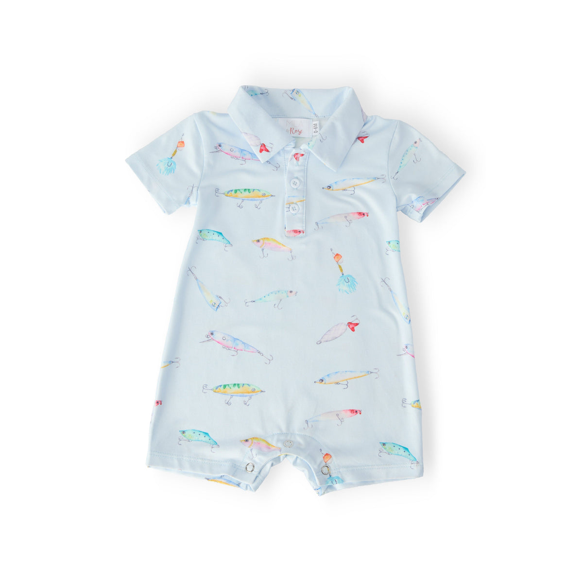 Fish Hook Polo Shorty One-Piece