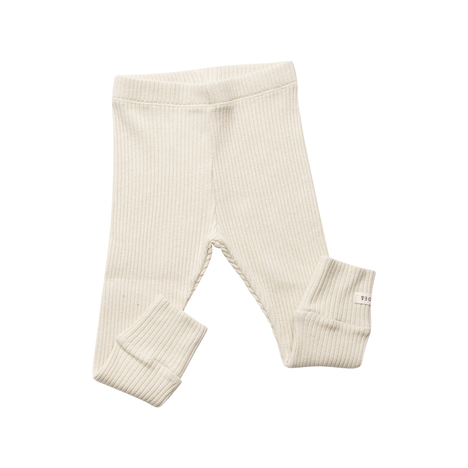 rib cuff leggings | oat