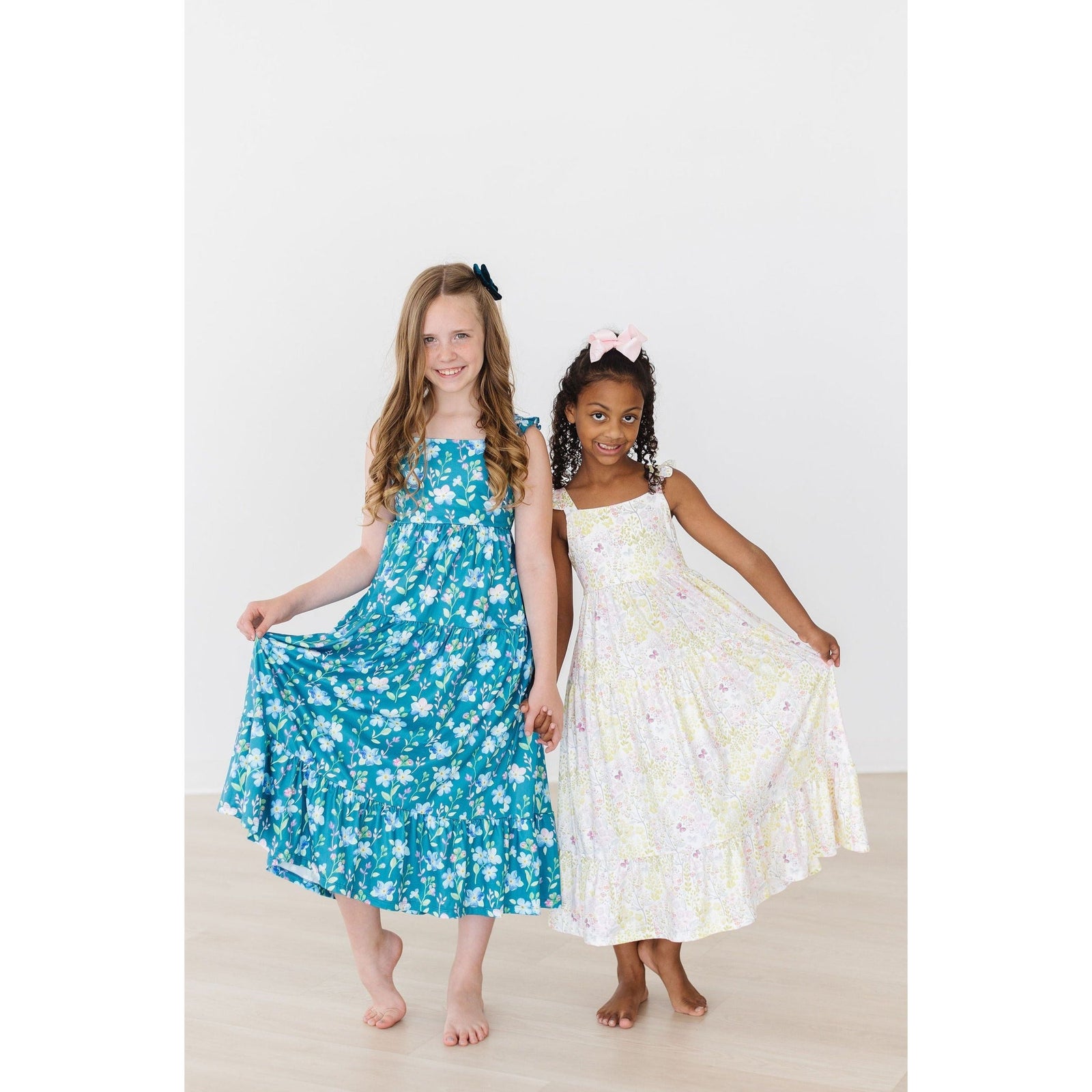 Floral Breeze Ruffle Maxi Dress