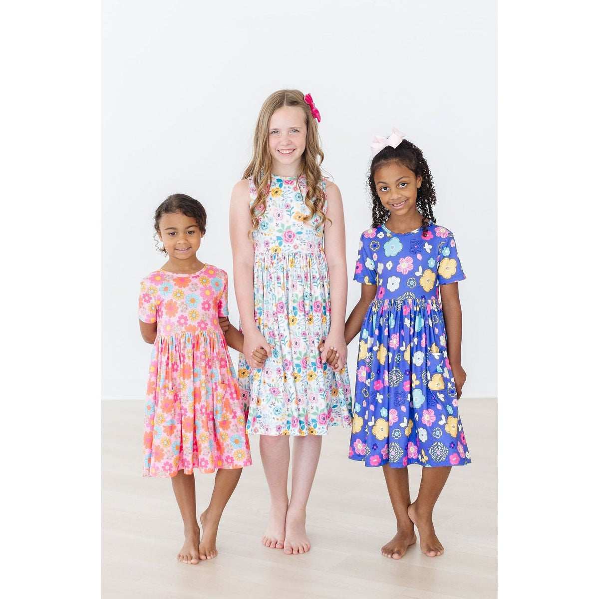Floral Frenzy S/S Pocket Twirl Dress