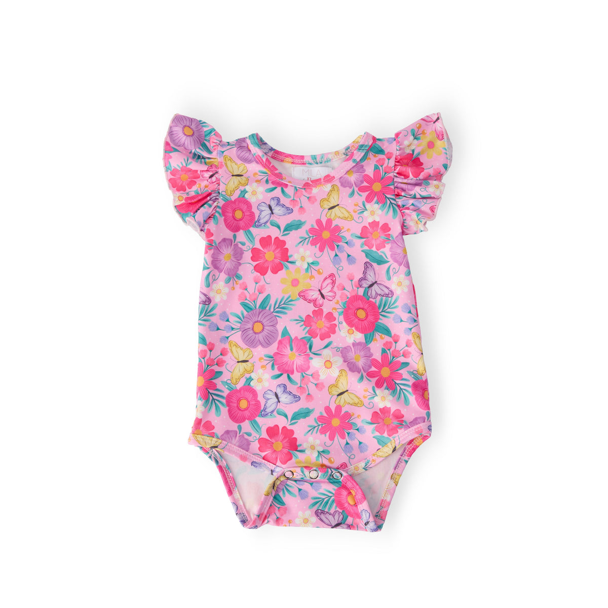 Fluttering Garden S/S Flutter Bodysuit