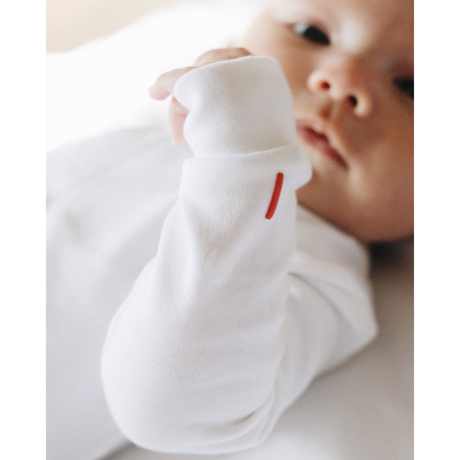 The Organic Snap Footie [White]