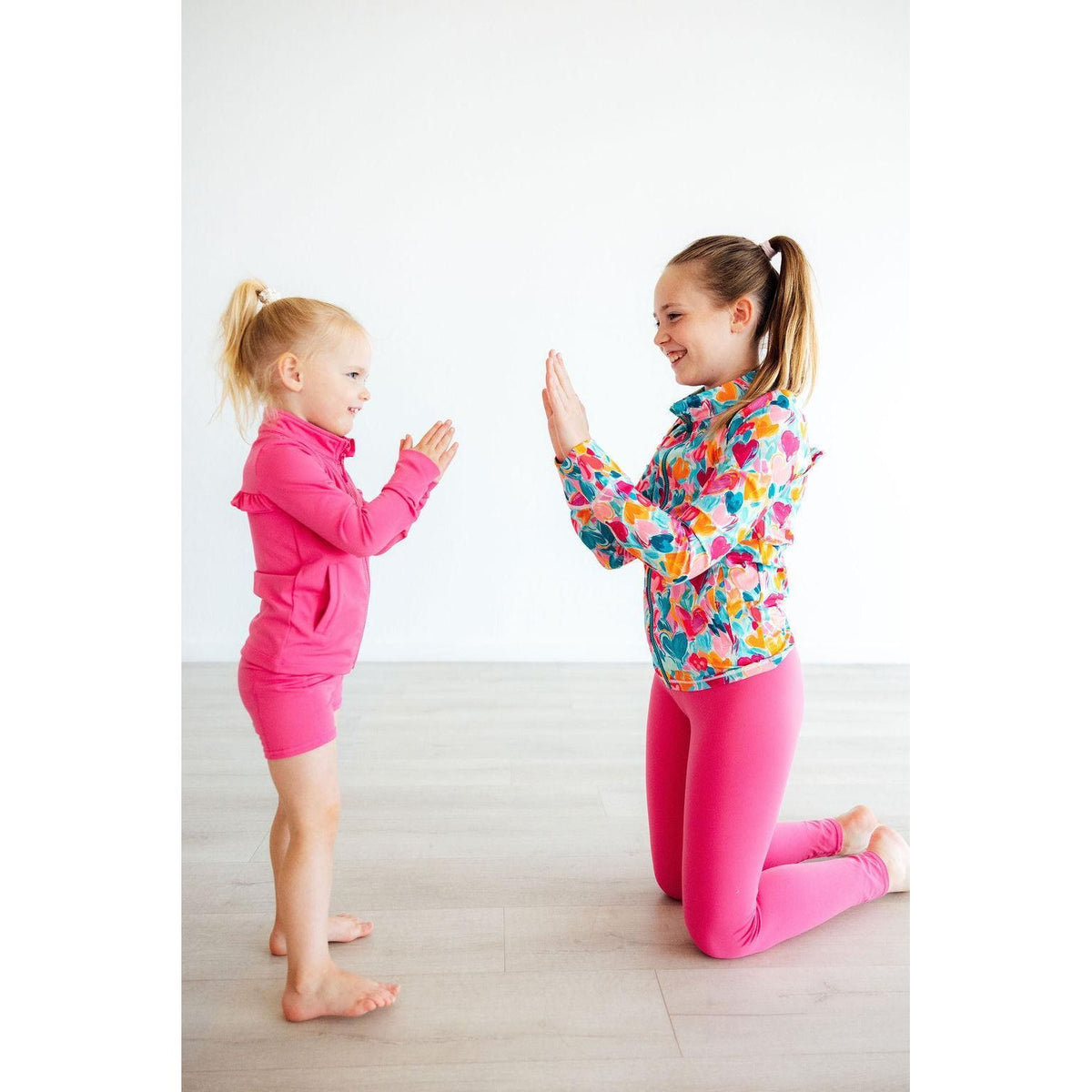 Fuchsia Flash Full-Zip Ruffle Active Jacket