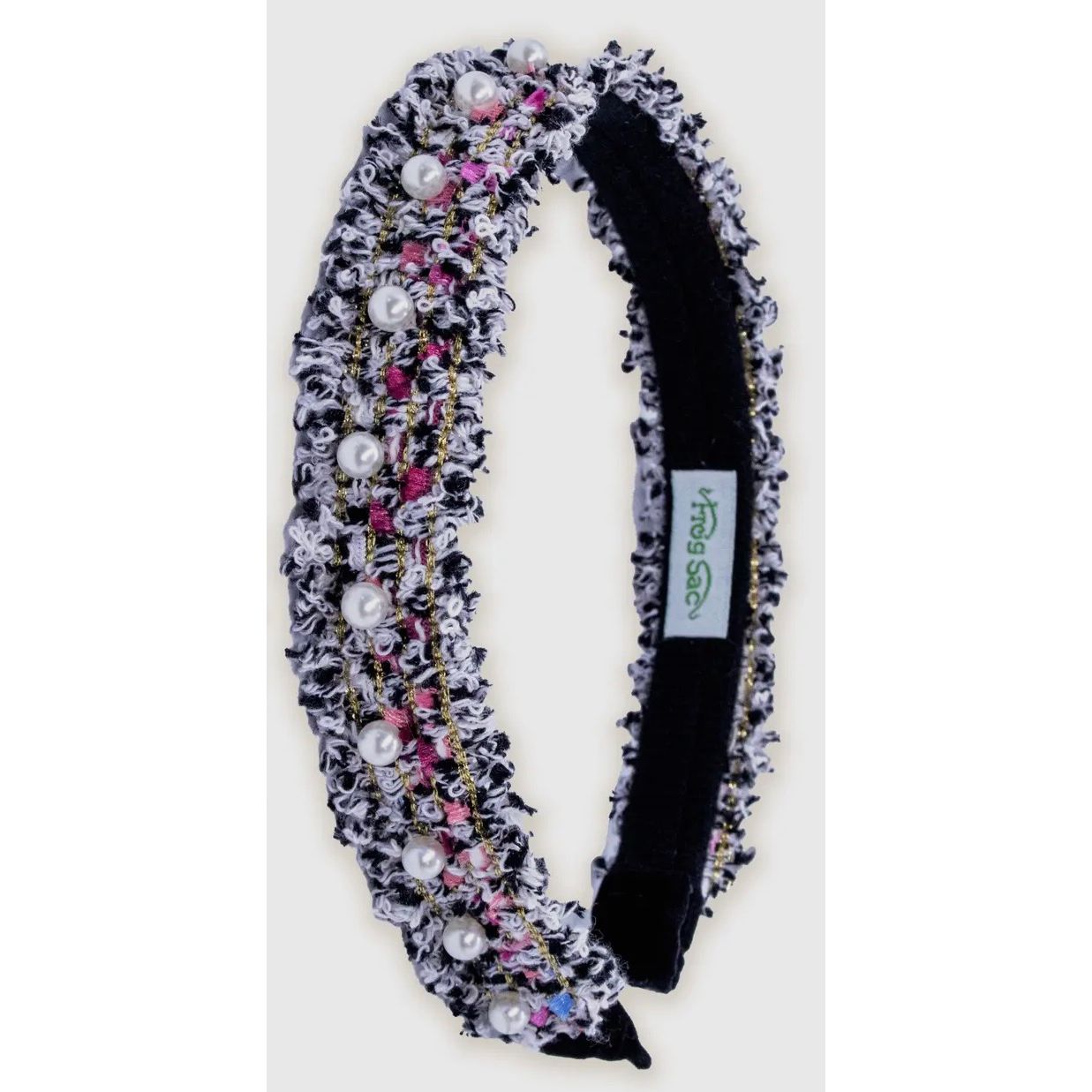 confetti pearl headband | tweed pearl