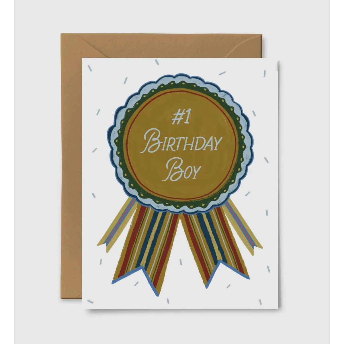 birthday boy ribbon card