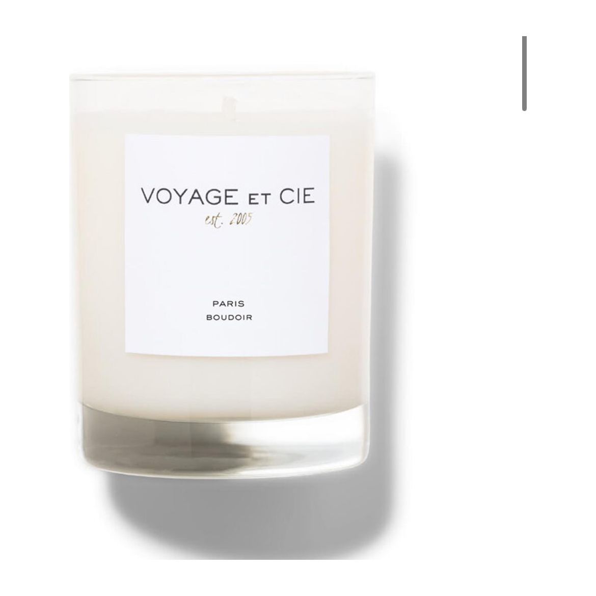 Paris "boudoir" scent candle