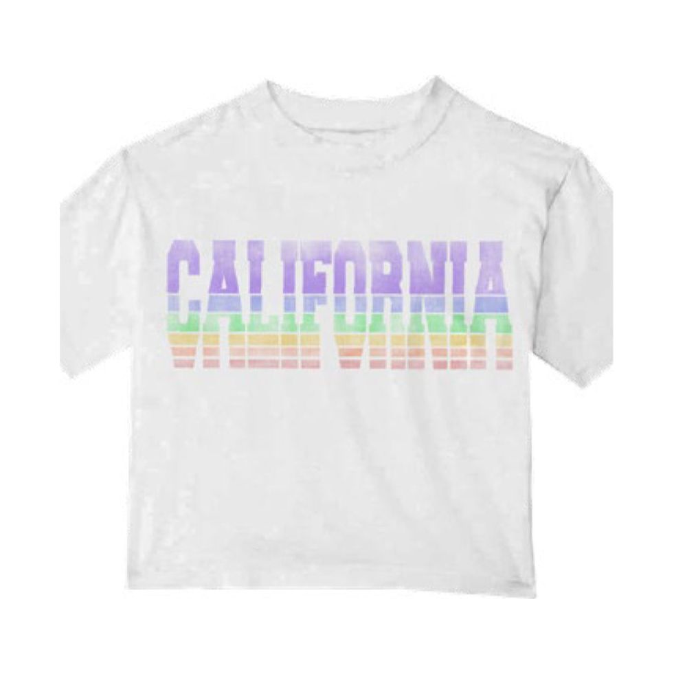 california gradient tee