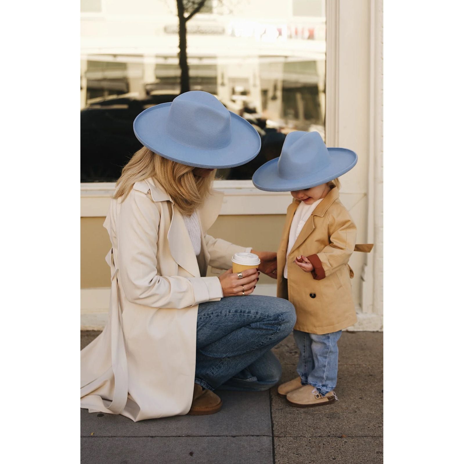 the madeline hat in blue
