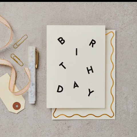 birthday scatter card