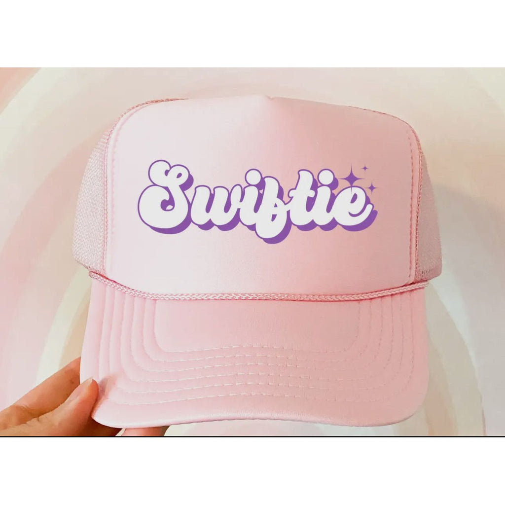 swiftie pink trucker hat