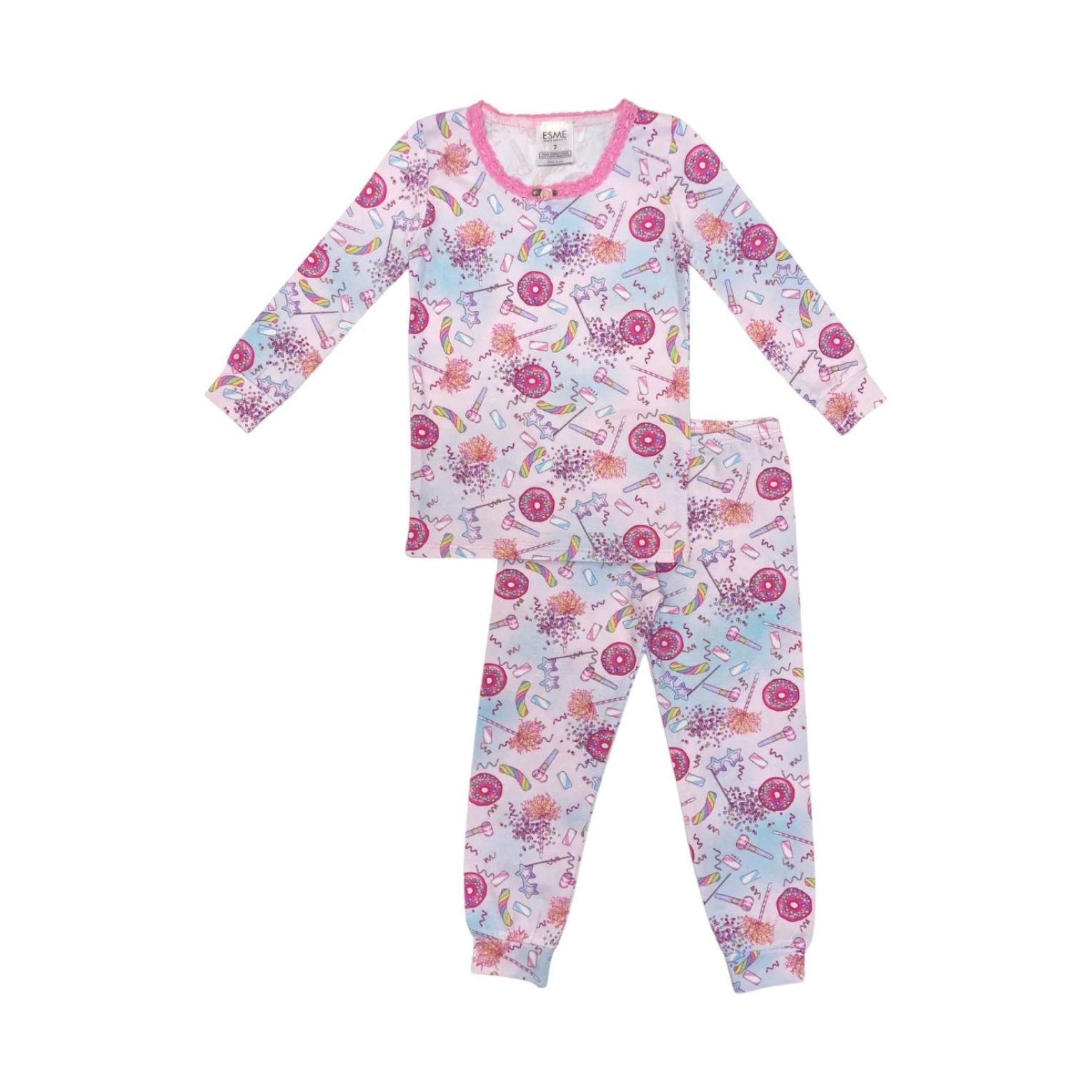 party time long sleeve pajama set