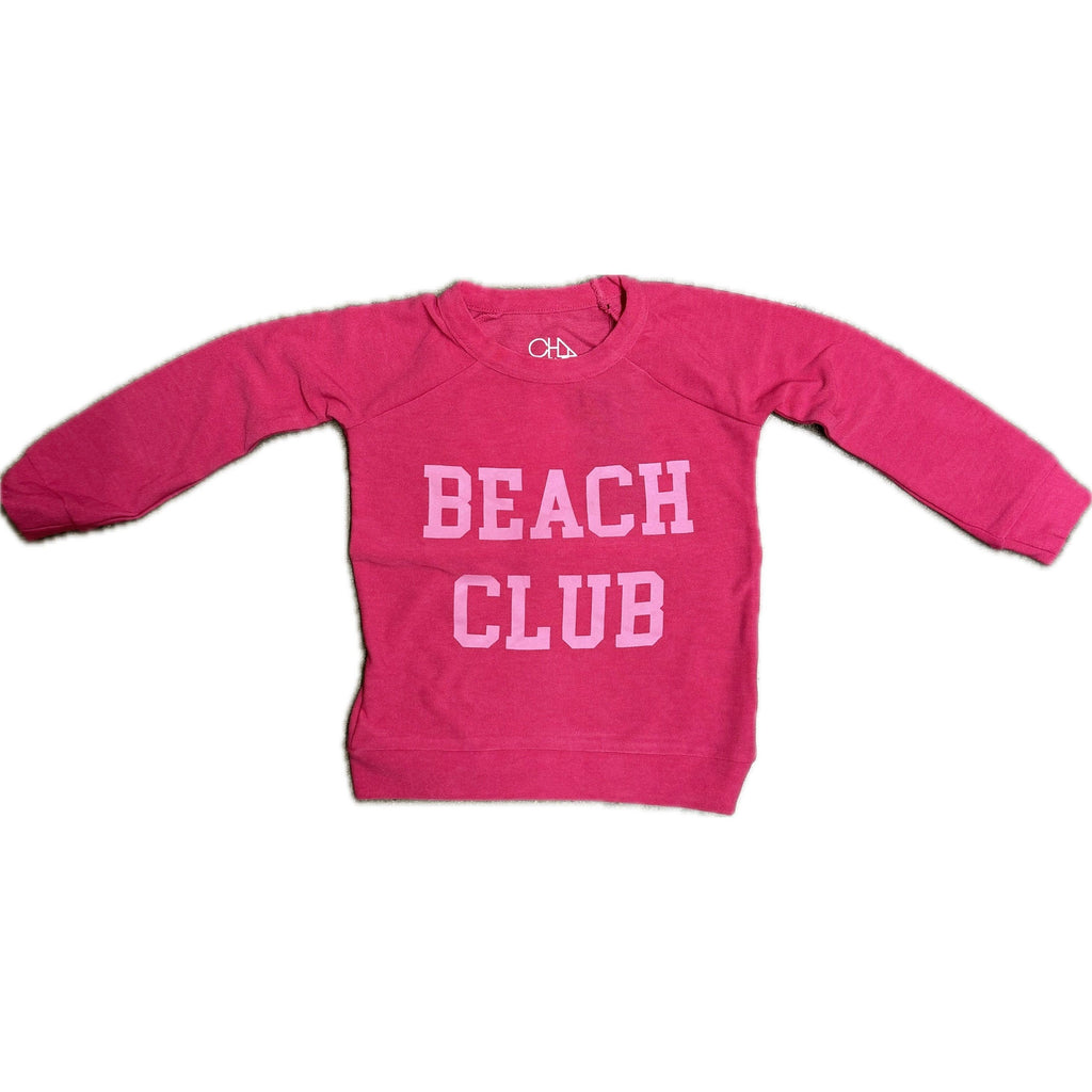 cozy knit in fushia | beach club