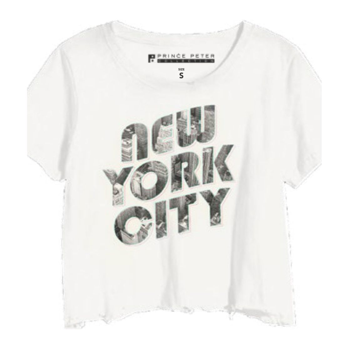 nyc cityscape crop tee